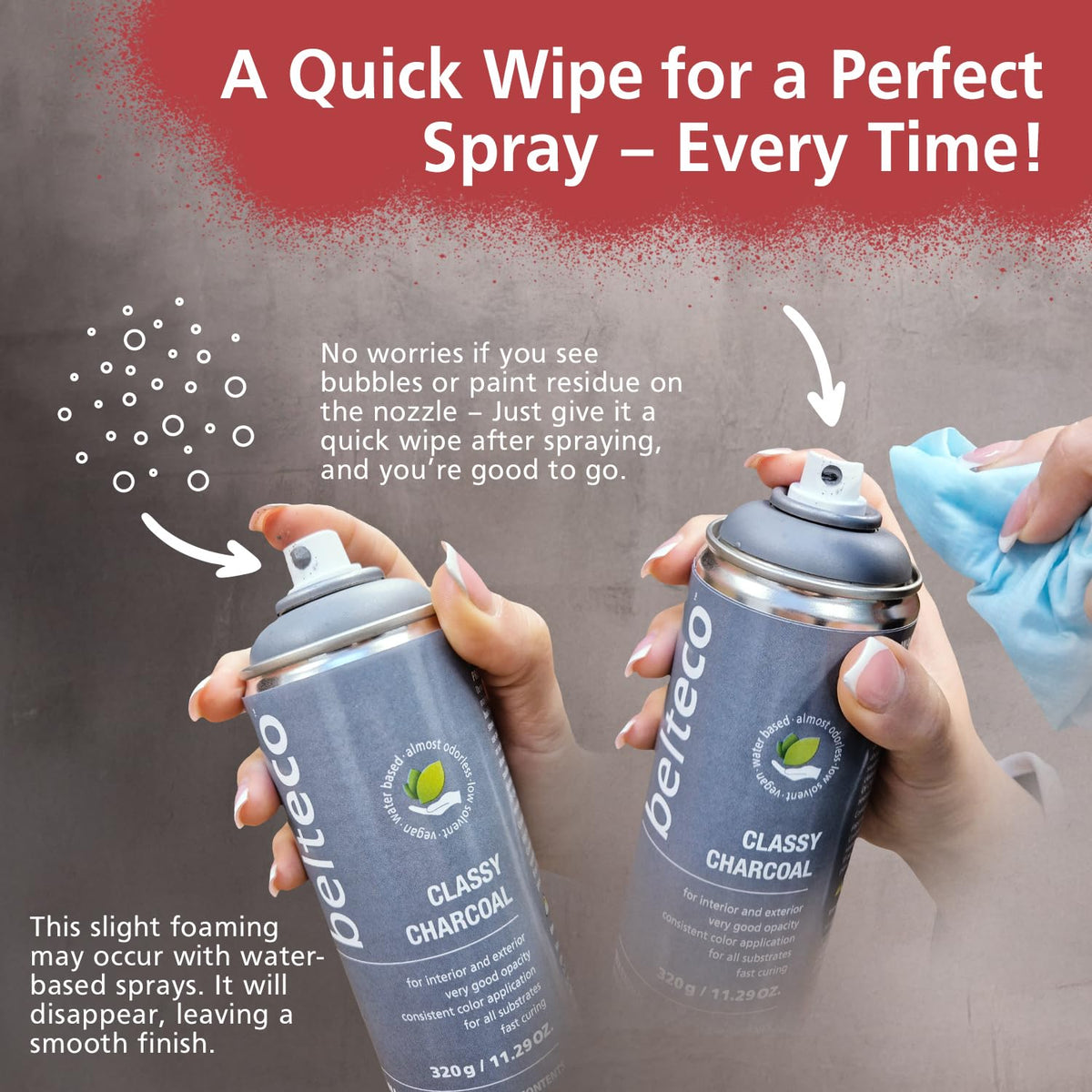 Lobster Red Spray Paint | Water-based Spray Paint Red