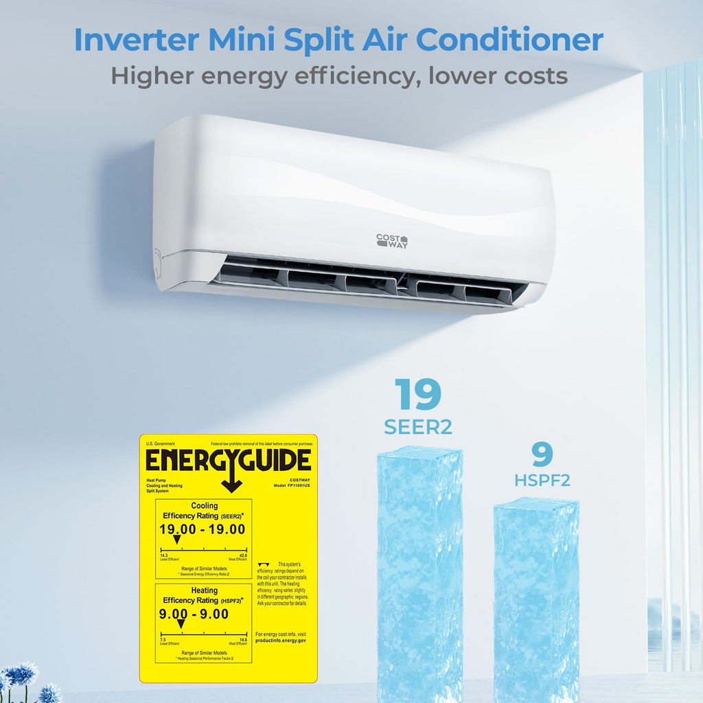 18000 BTU Mini Split Air Conditioner & Heater
