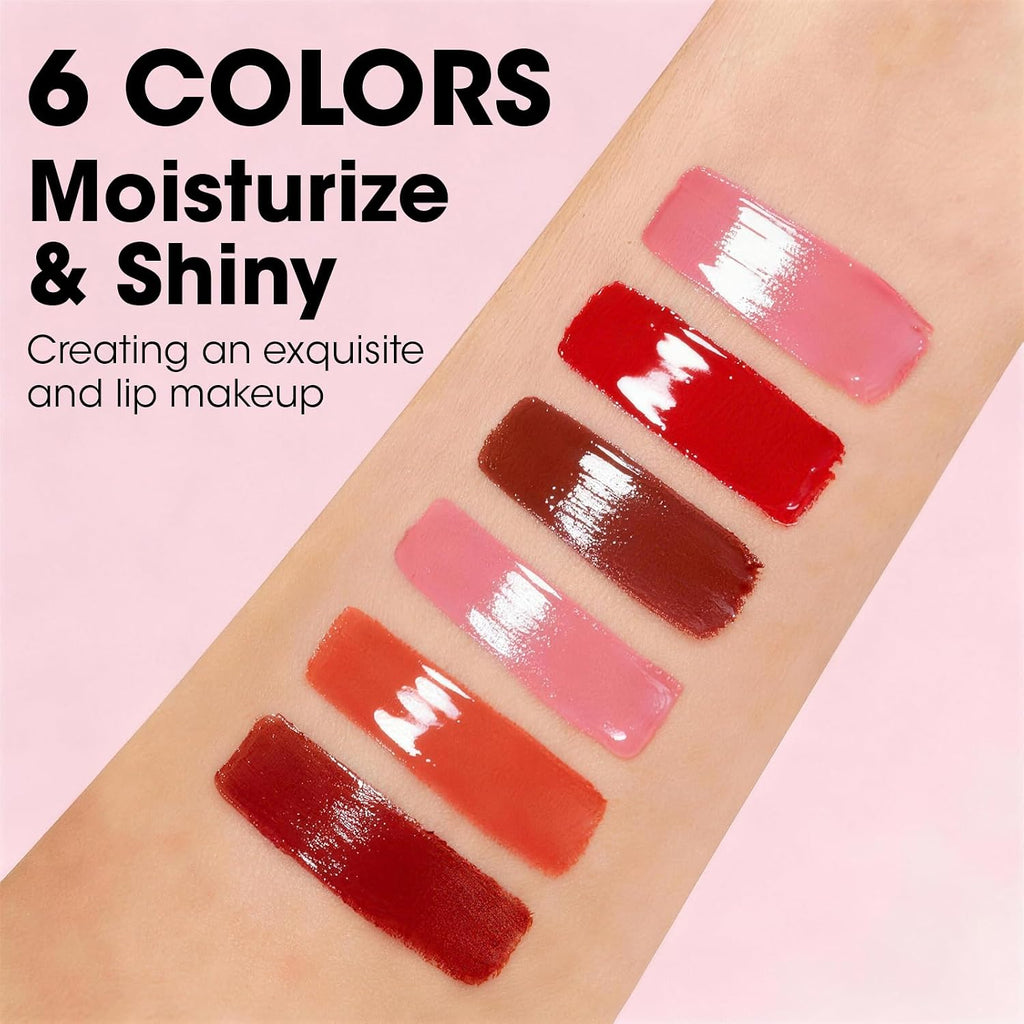30 Pack Lip Gloss Bulk Set, Shimmery Lip Gloss for Women and Girls With Rich Varied Colors
