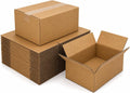10x8x6 Brown Kraft Shipping Boxes for Small Business, 20 Pack