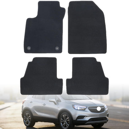 Custom Fit Velour Car Floor Mats Full Set for Buick Encore 2013-2022 & Chevy Trax 2013-2023 (Not Fit Encore GX) |