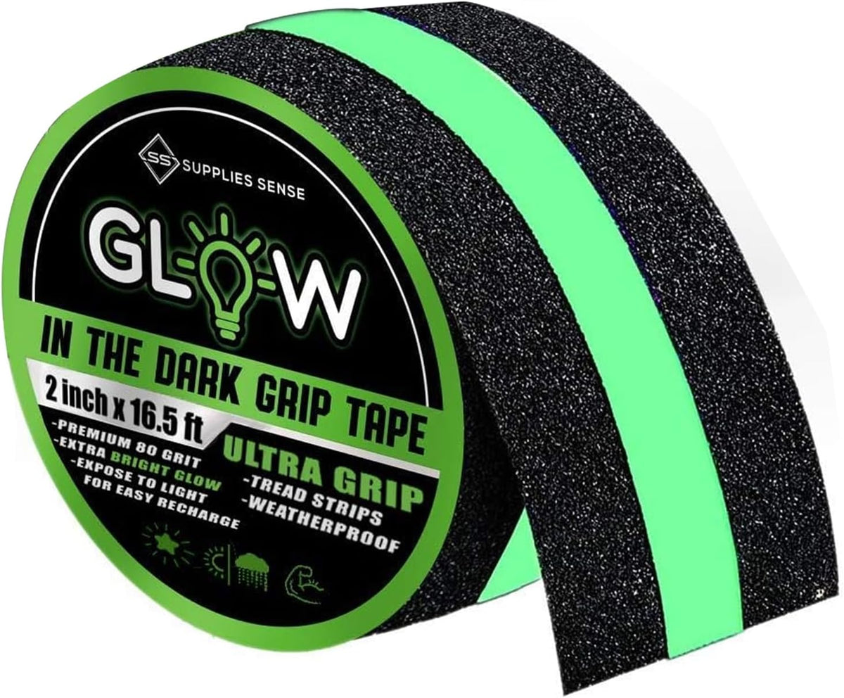 Anti-Slip Grip Tape Strips 2" x16.5ft, Non-Slip Tape