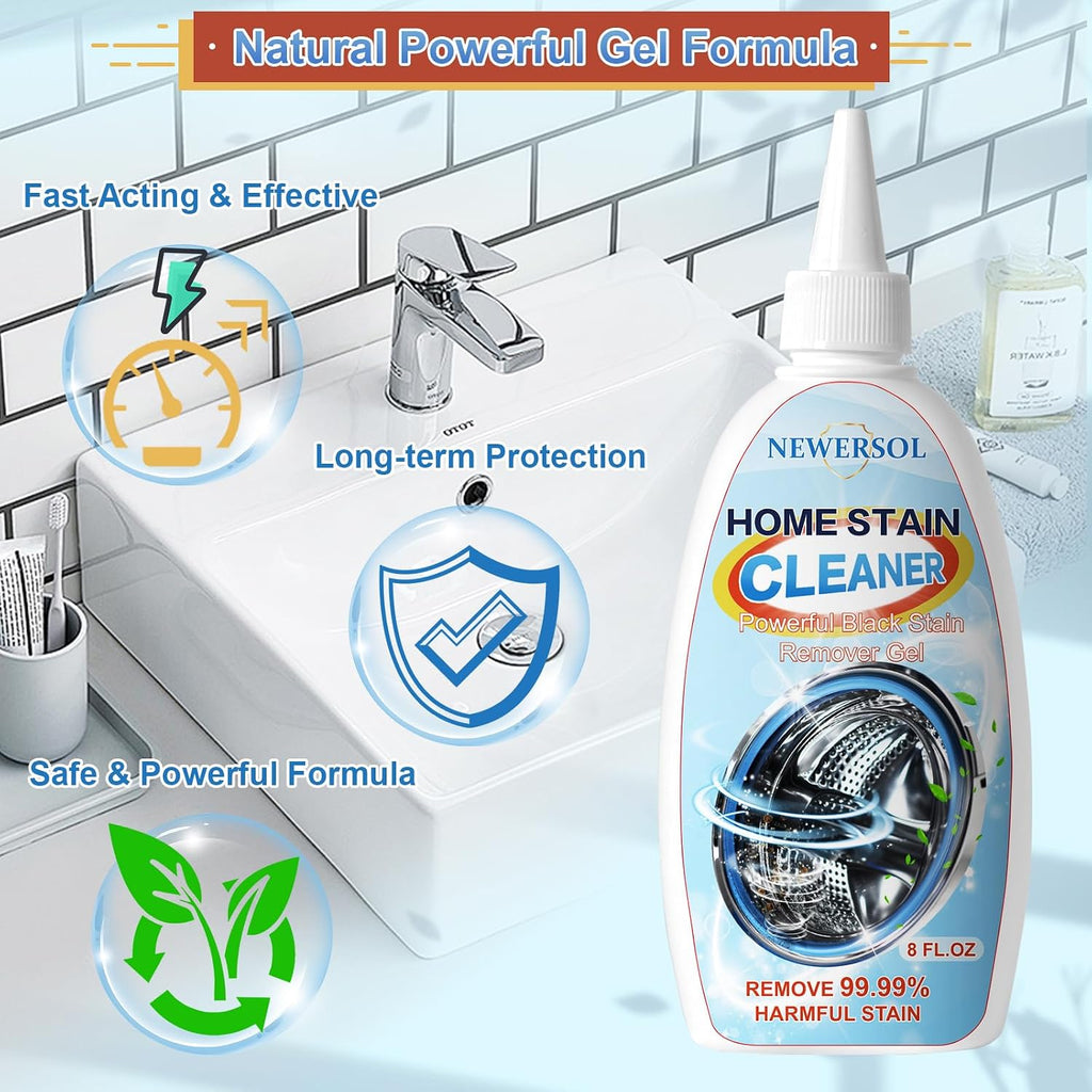 Black Stain Remover Gel Washing Machine Cleaner Grout Cleaner