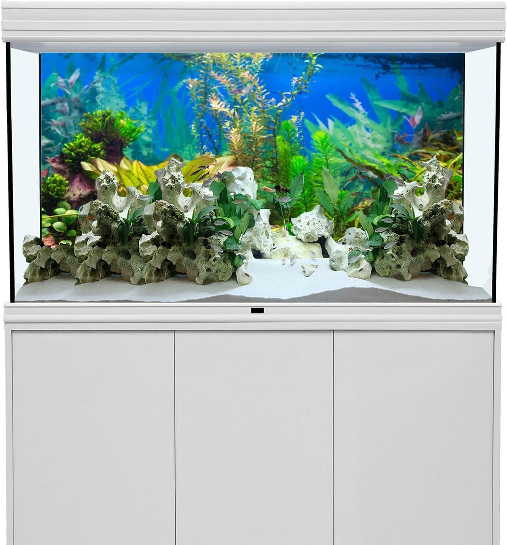 48x24 in Aquatic Plant Aquarium Backdrop Riverbed Fish Tank Background
