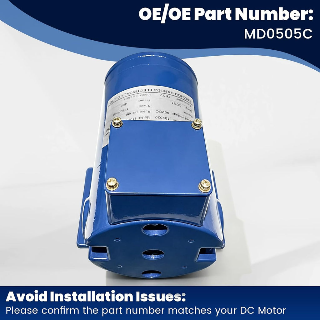 MD0505C 1/2HP 56C Frame DC Motor Fit for Hallmark Industries