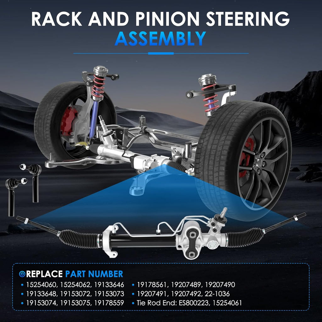 Hydraulic Power Steering Rack & Pinion 22-1036 Fit for Silverado