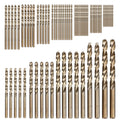 74-Piece M35 Cobalt Drill Bit Set, 1-8mm Metric Bits for Hard Metal