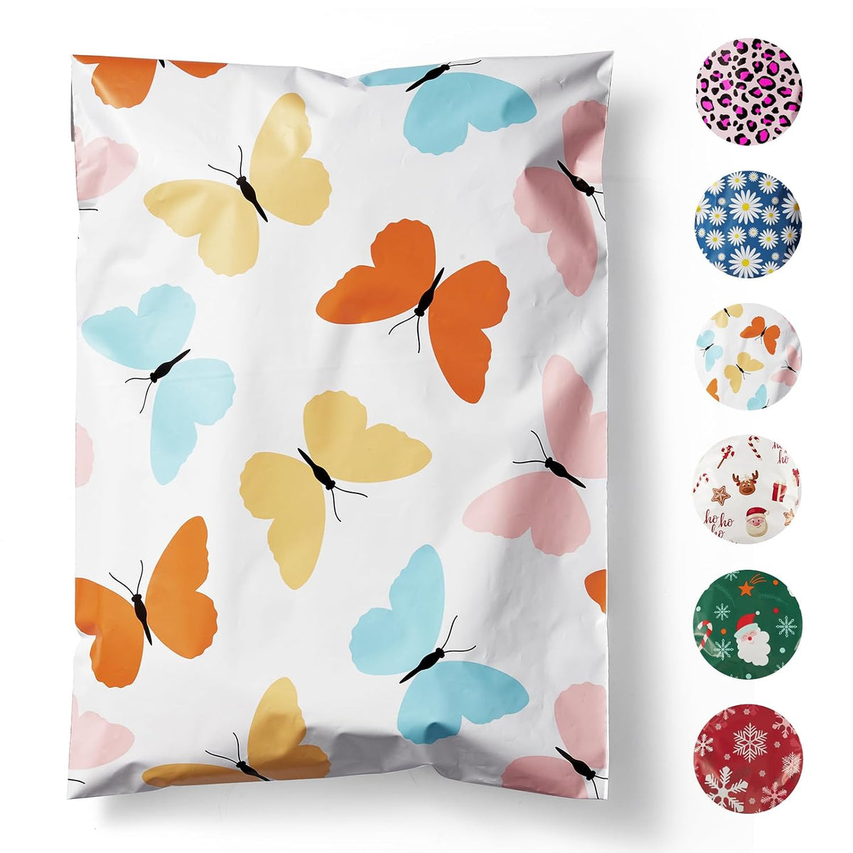 Poly Mailers 10x13" 50 Pack,Cute Shipping Bags for Clothes,Butterfly