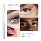 Retractable White Eyeliner Pencil - Creamy, Pigmented, Smudge-Proof Eye Liner Pen