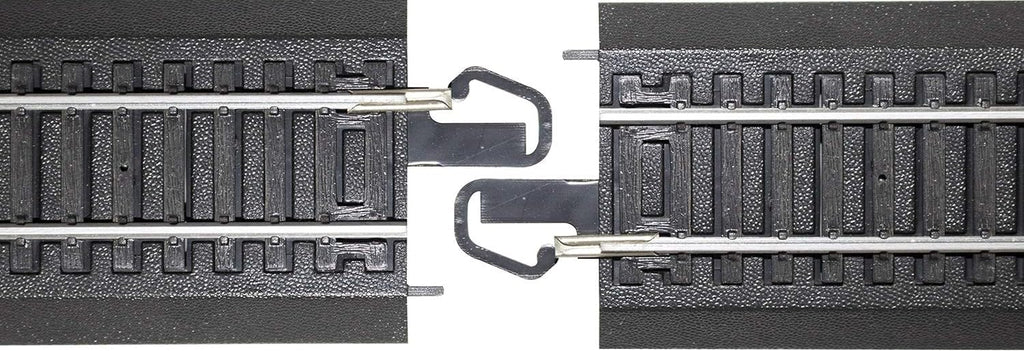 Trains 9" Straight Track Bulk 50Pk Steel Alloy - Roadbed HO Scale | Snap-Fit E-Z Track, 9” Straight Track - Bulk (50