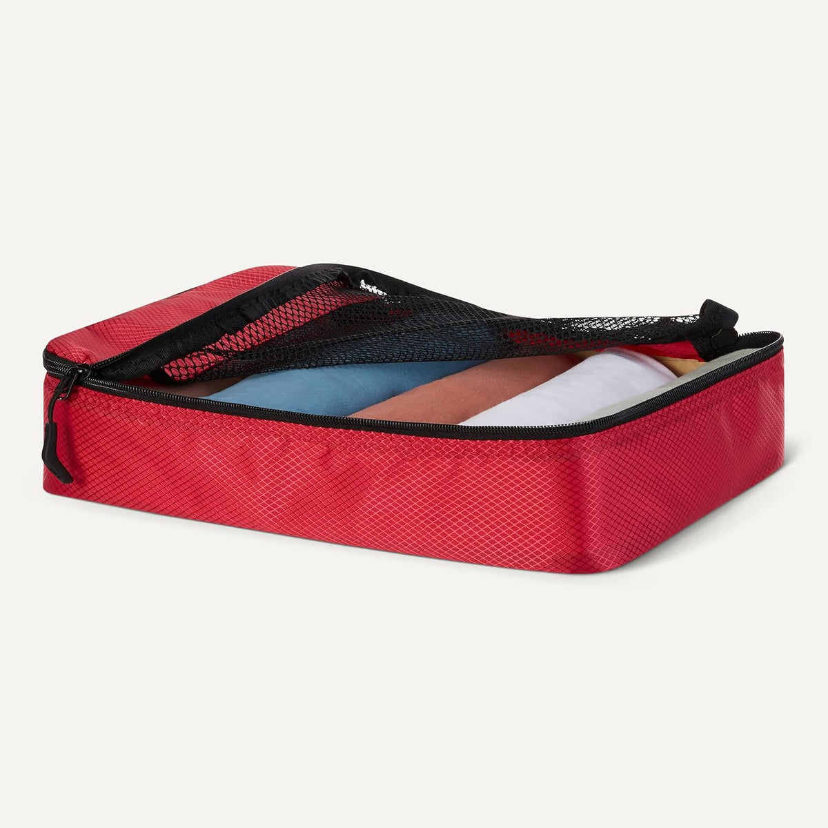 4-Piece Packing Cubes Travel Accessories Set, Luggage Organizer with Double Zipper, Mesh Top, Space-Saving, Medium