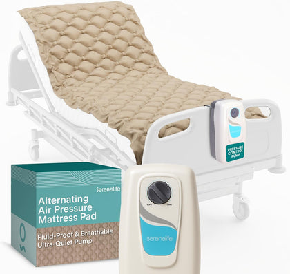Air Pressure Mattress Pad | Hospital Topper for Bedridden Patients | Alternating Air Pressure Mattress with Electric