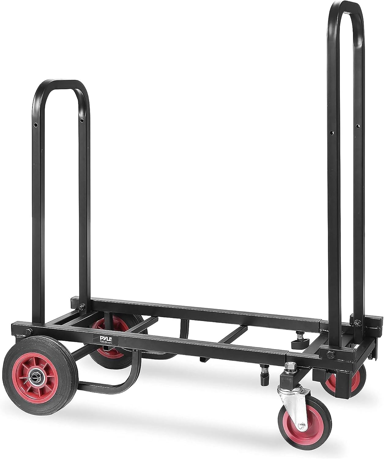 Compact Folding Adjustable Equipment Dolly - Heavy Duty Multi‑Function Convertible Cart Hand Truck/Platform Cart with