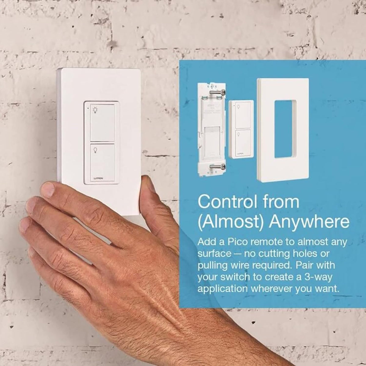 Lutron Caseta Smart Light Switch for Lighting and Fans (Smart Hub Required)