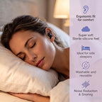 Ear Plugs for Sleeping - 29dB SNR Certified Noise Reduction Snoring