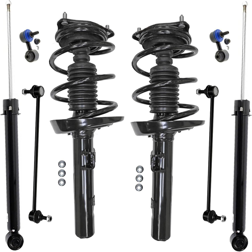 Detroit Axle - 8pc Struts Shocks Kit for 2016-2017 Honda Civic 2019 Insight