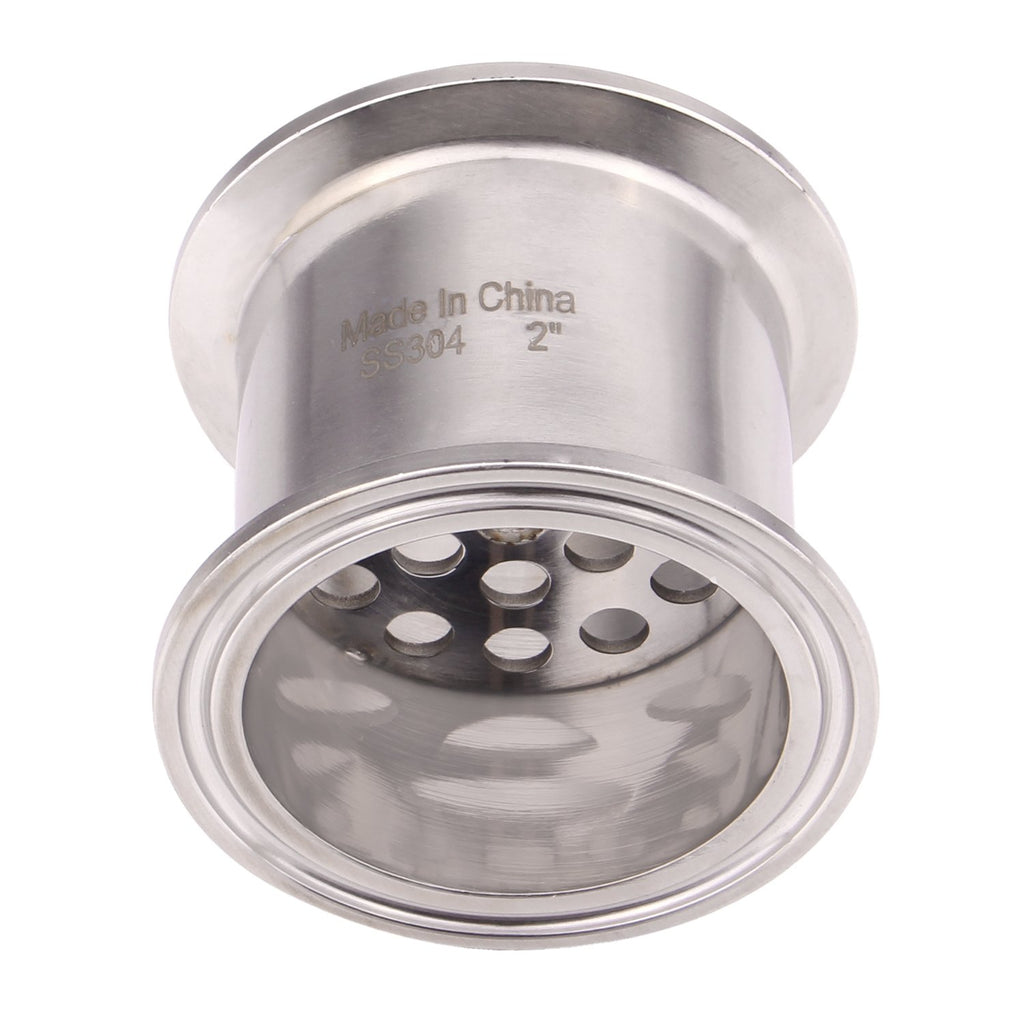 DERNORD 2" Tri Clamp Filter Plate - High Pressure Sanitary Fitting with 6mm Holes