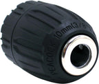 HFS(R) Keyless Drill Chuck for 3/8" Drill with 24 UNF Thread Mount Shaft 0.8-10mm Capacity