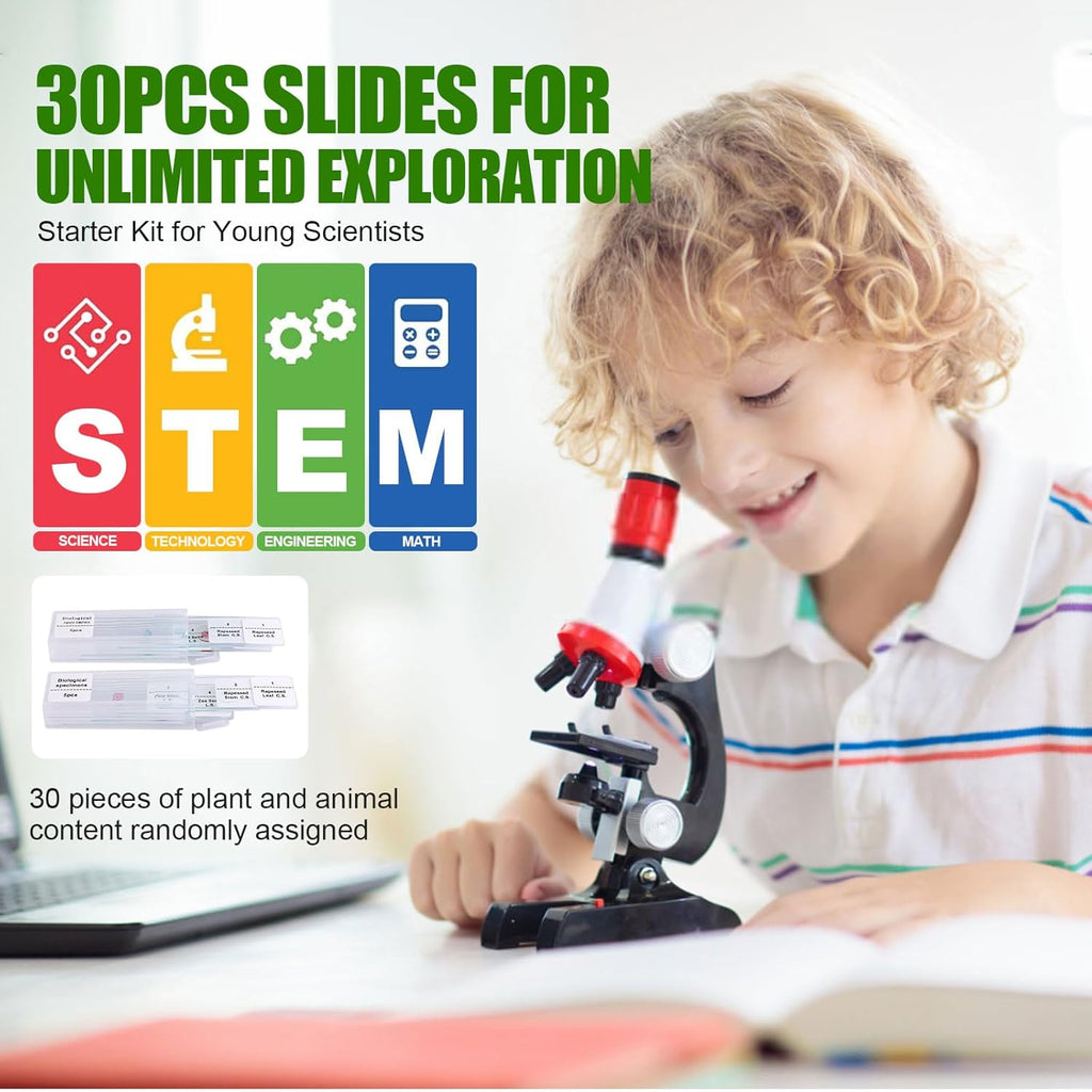 120 Microscope Slides with Specimens, Plant, Insect, Animal, Algae Slide Set for Biological Science Laboratory Basic