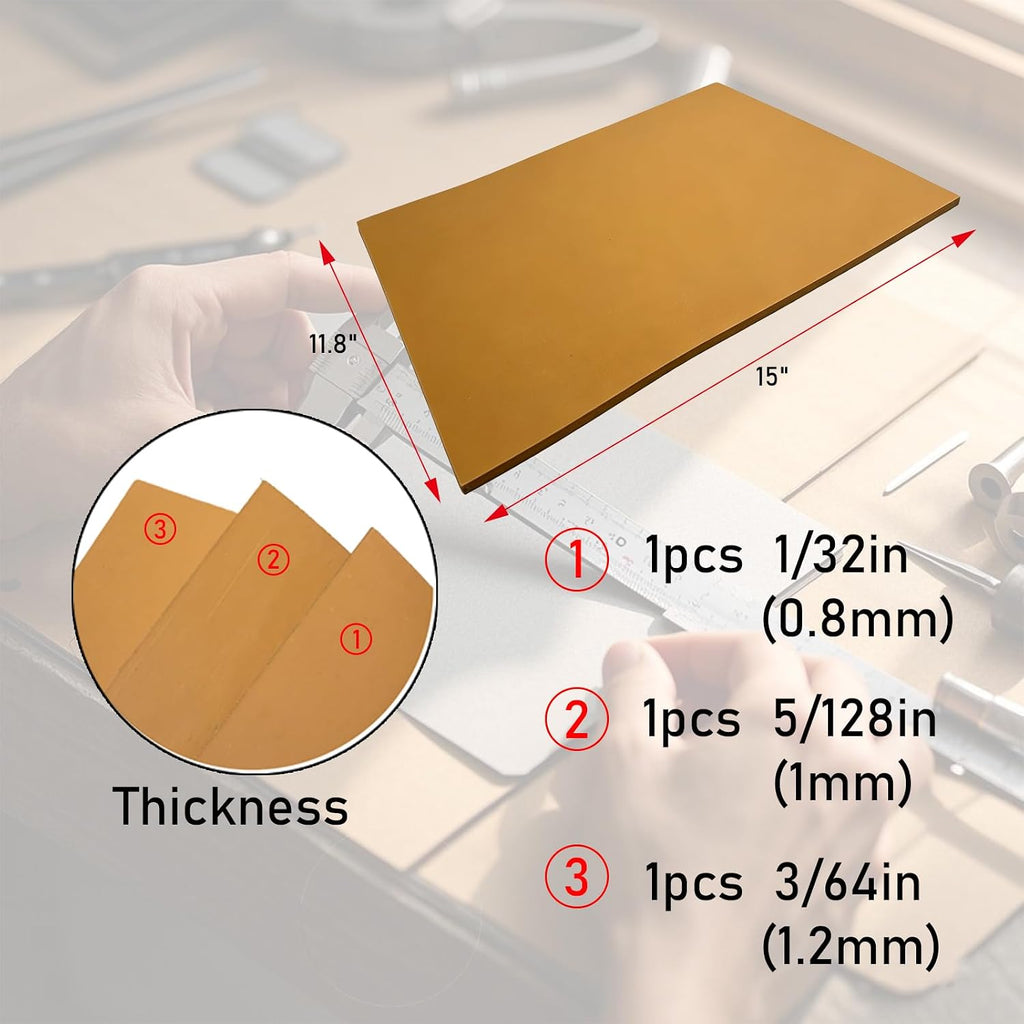 Non-Asbestos Gasket Making Material, 3PCS Rubber Sheet