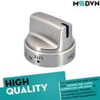 M93DVN Knob Replacement for General Electric JGB645EEK1ES JGB645EEK2ES JGB660EEJ1ES JGB660EEJ2ES JGB660EEJ3ES JGB660EEJ4ES JGB660EEJ5ES JGB660EP1ES JGB660SEJ1SS JGB660SEJ2SS JGB660SEJ3SS Range