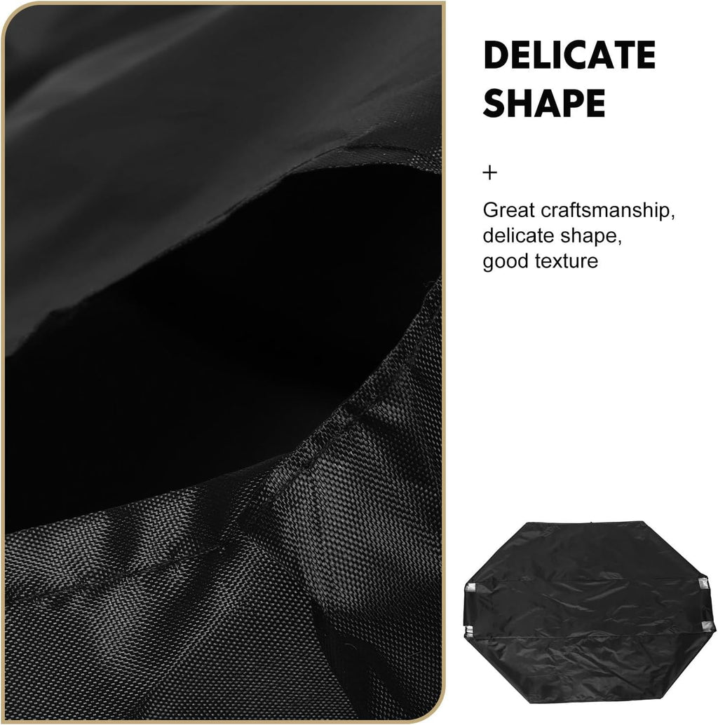 Firewood Storage Rack Cover 150x36x36cm Black Oxford Cloth | Waterproof Shelter for Log Rack, Tear Resistant Build