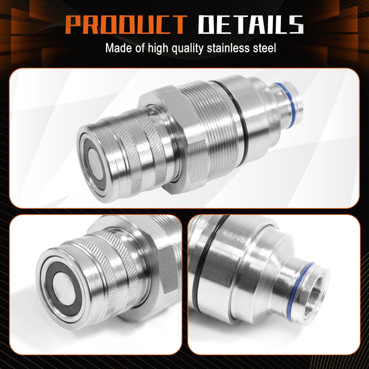 AT406475 7246802 Hydraulic Female Coupler fits for John Deere Skid Steer