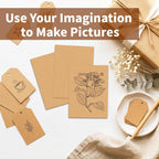 100 Pack 5x7 Chipboard Sheets, Kraft Cardboard for Shipping
