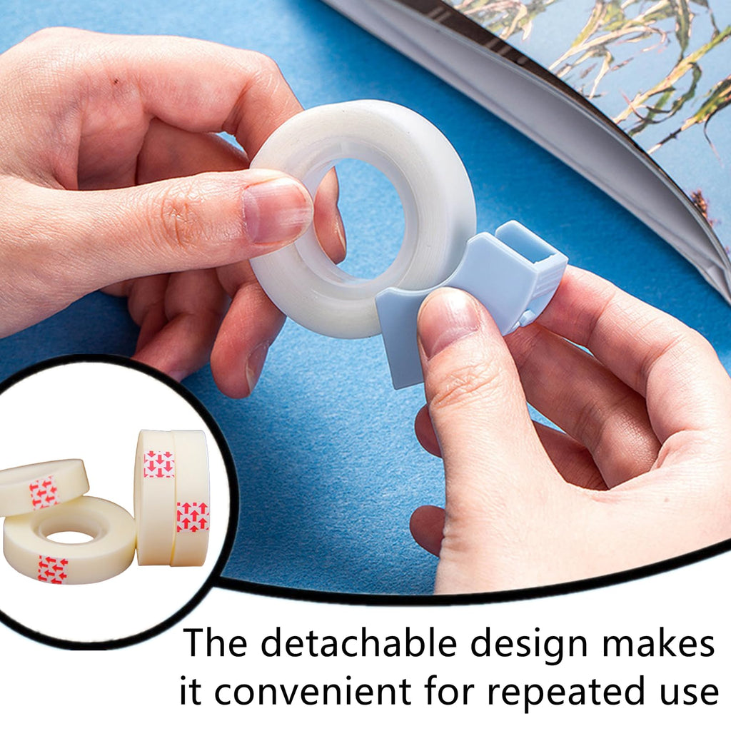 4Pcs 2Inch Tape Dispenser Set Invisible Tape Office Stationery