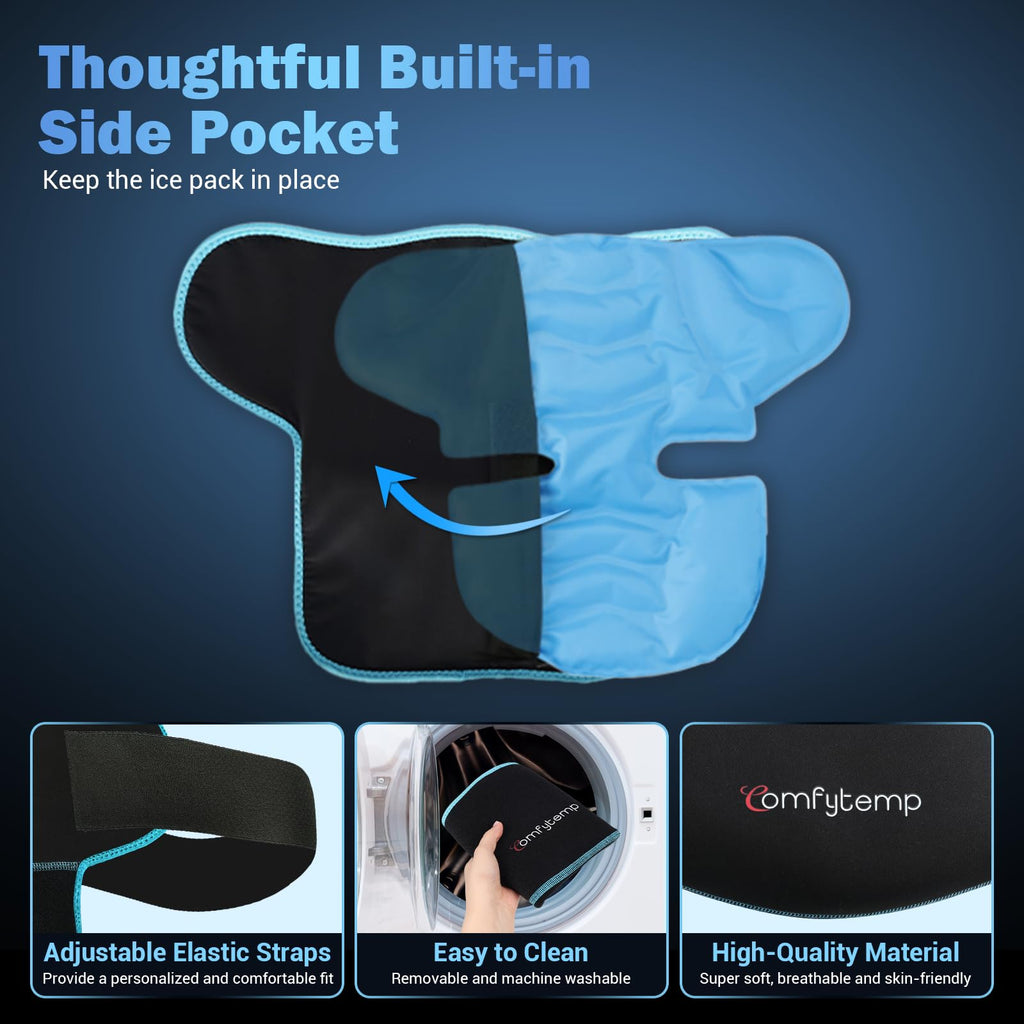 Shoulder Ice Pack Wrap, Shoulder Brace for Shoulders Pain Relief