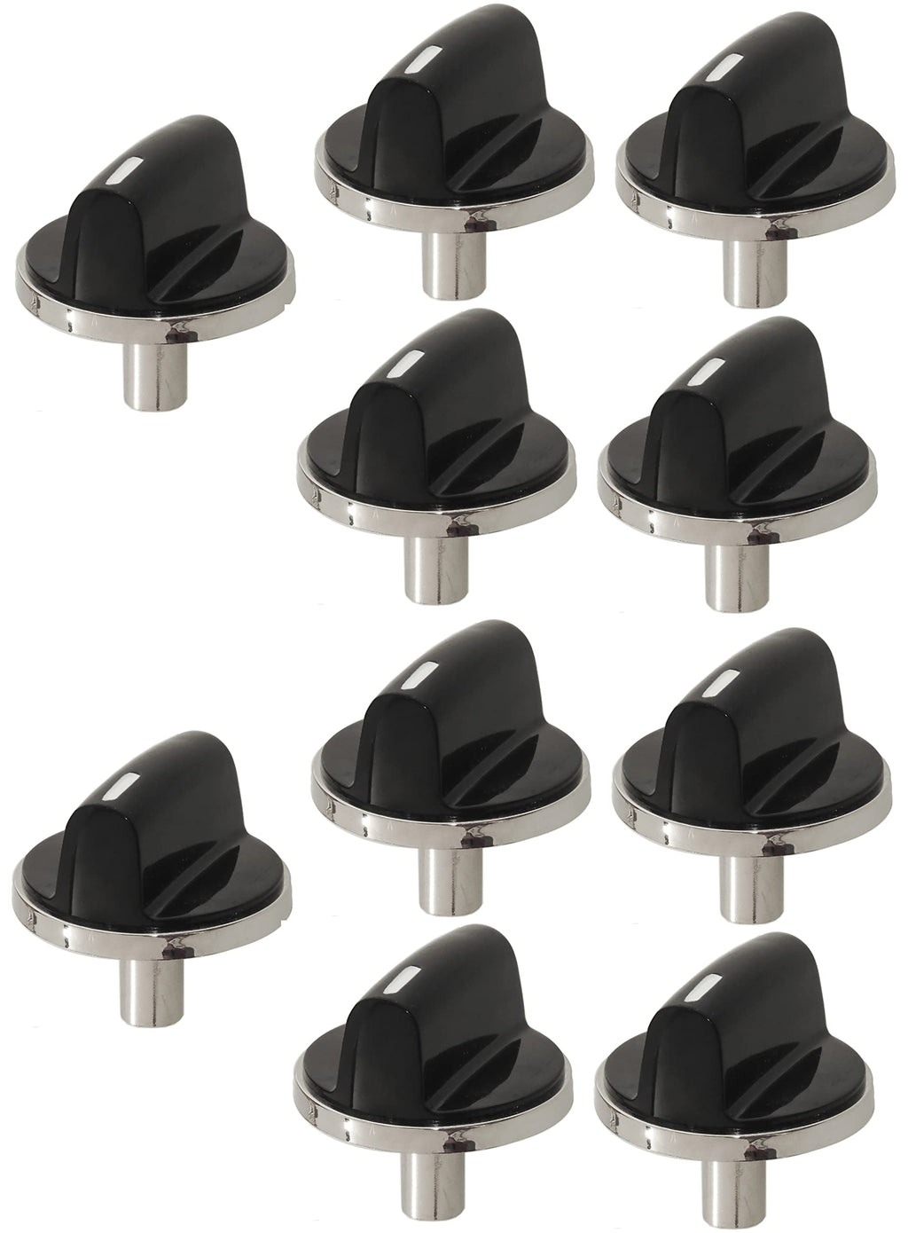 650847 Compatible Cooktop Burner Knob , Replacement New (10)