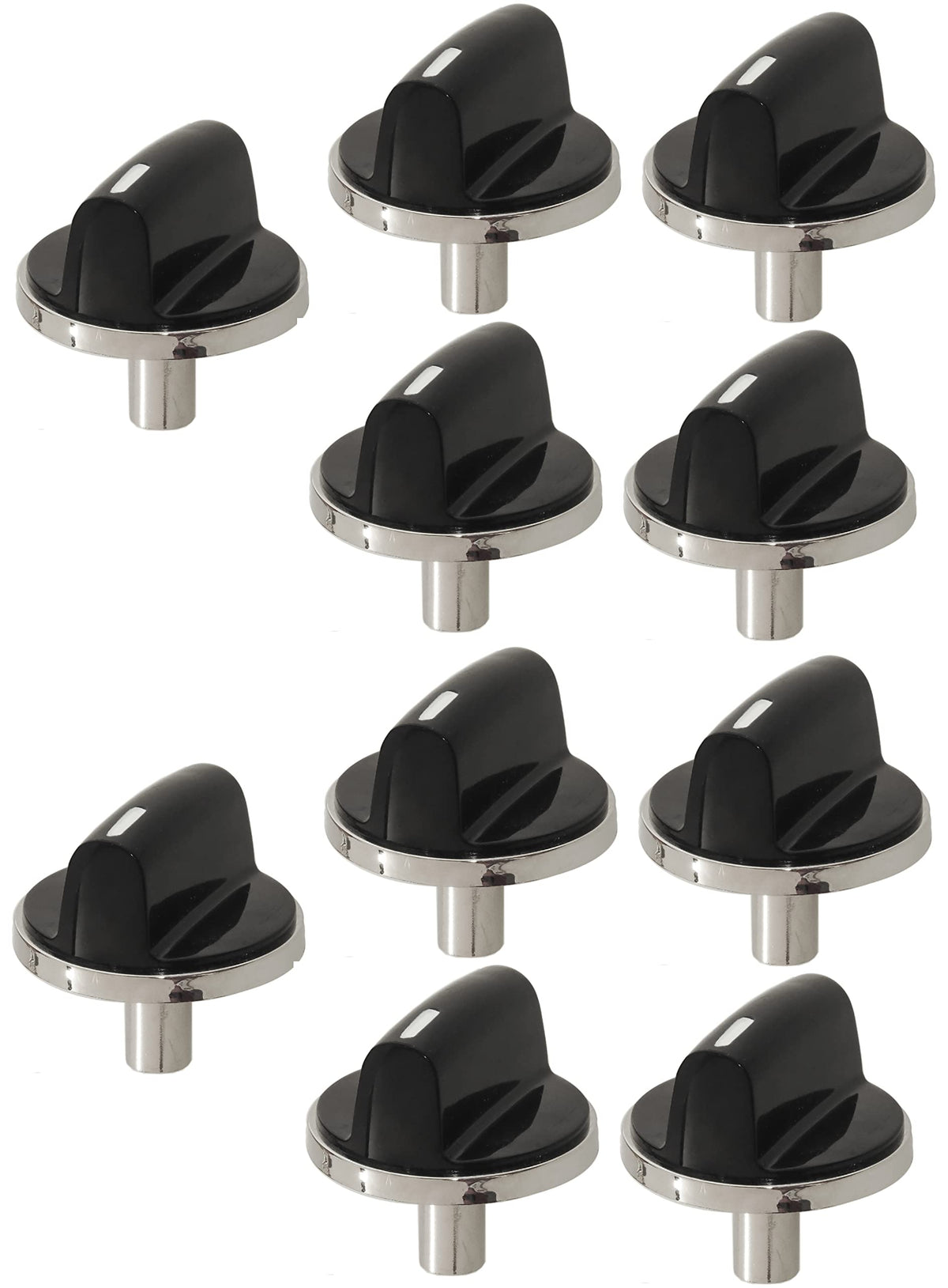 650847 Compatible Cooktop Burner Knob , Replacement New (10)