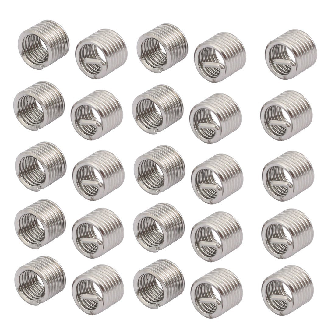 uxcell #10-32x0.285 304 Stainless Steel Helical Coil Wire Thread Insert 25pcs