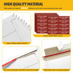120 Pack 6.5x4.5 Inch Rigid Mailers,Self Seal Rigid Envelopes,White