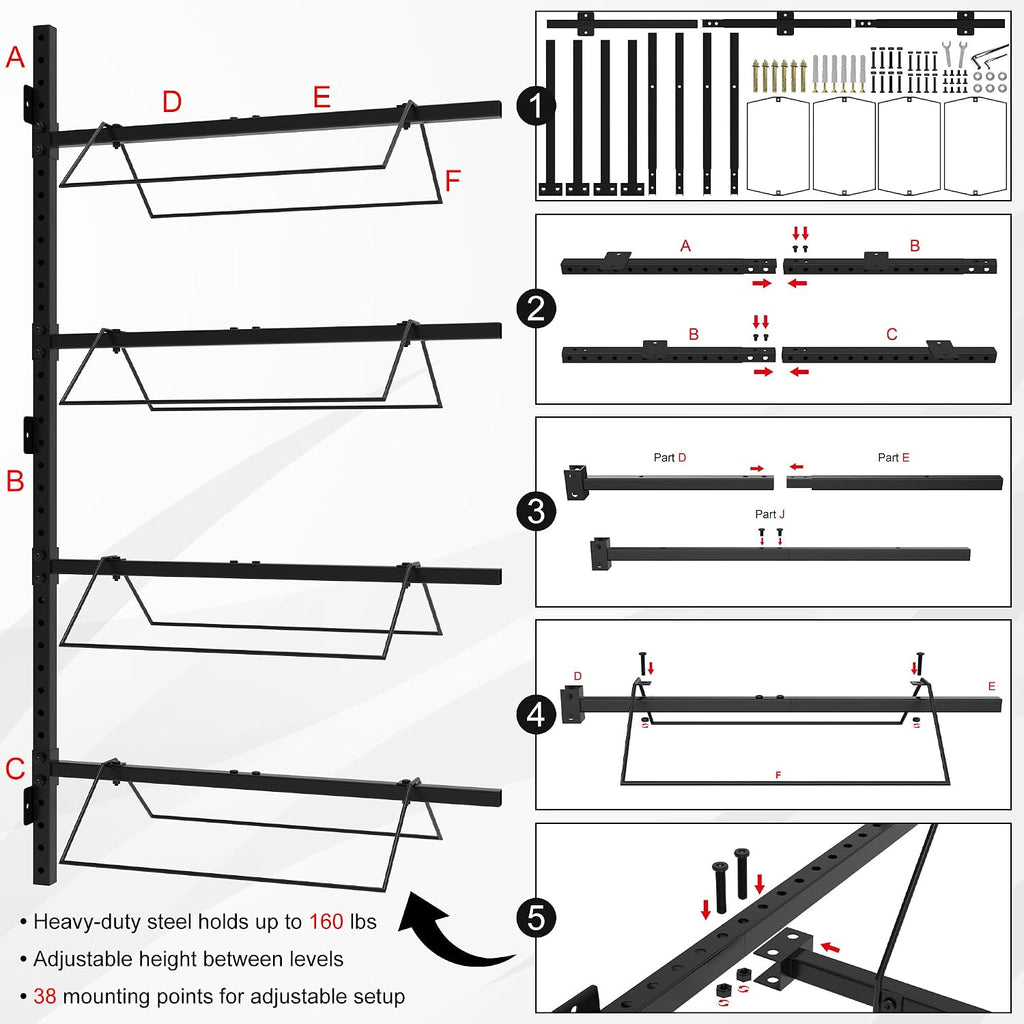 4 Tier Saddle Rack Wall Mount, Saddle Rack for English & Western Saddles