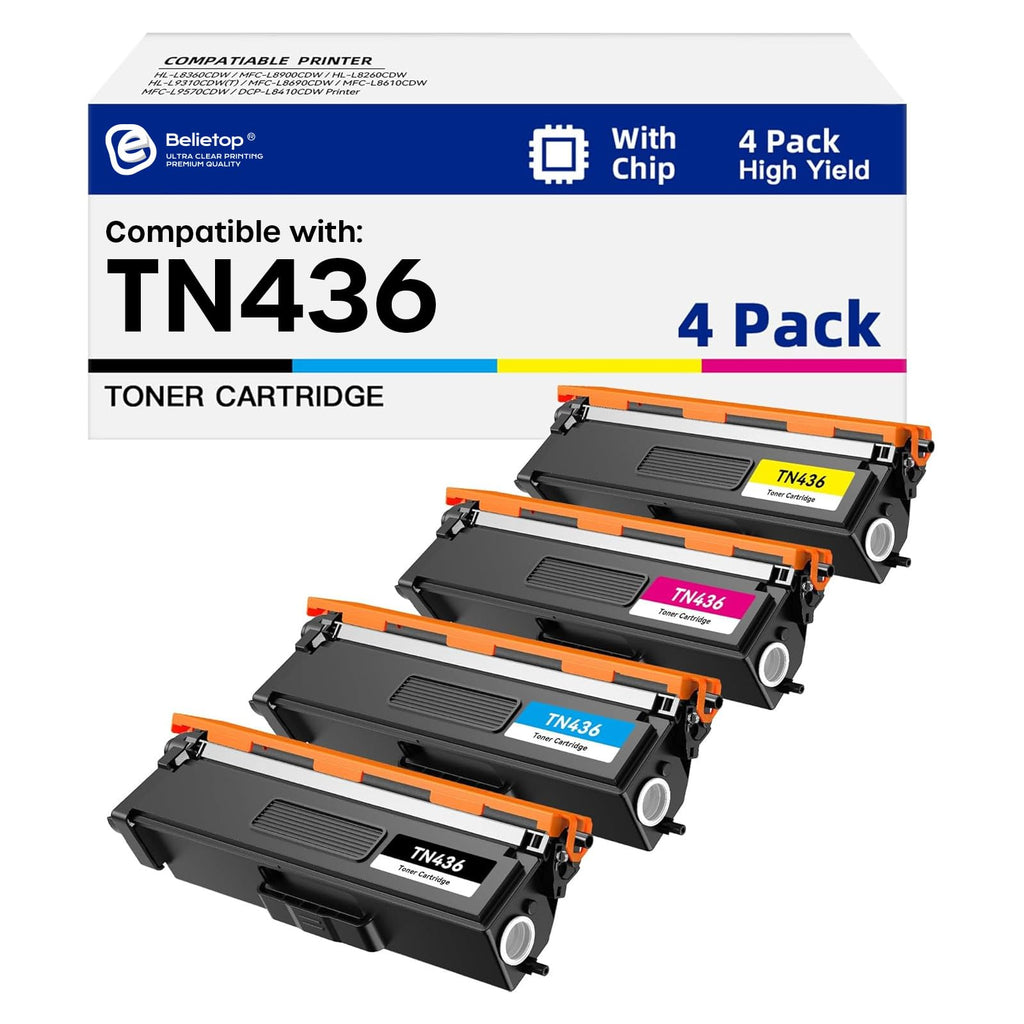 TN436 Toner Cartridge Replacement for Brother TN436 TN433 TN431