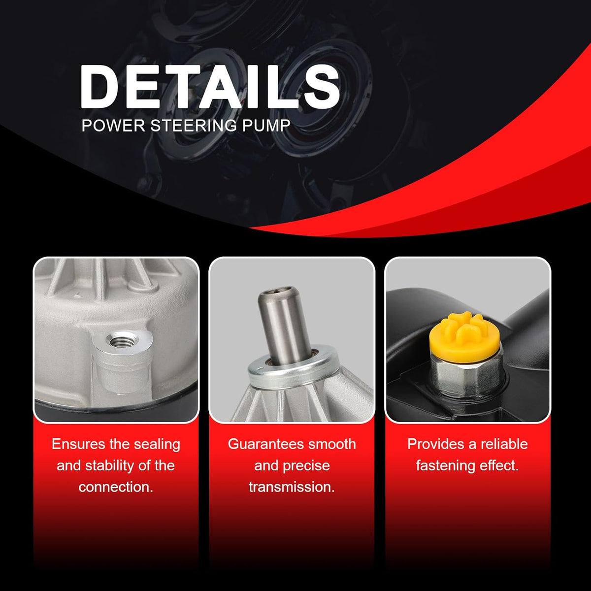 Power Steering Pump with Pulley Replaces F09Z3A674A