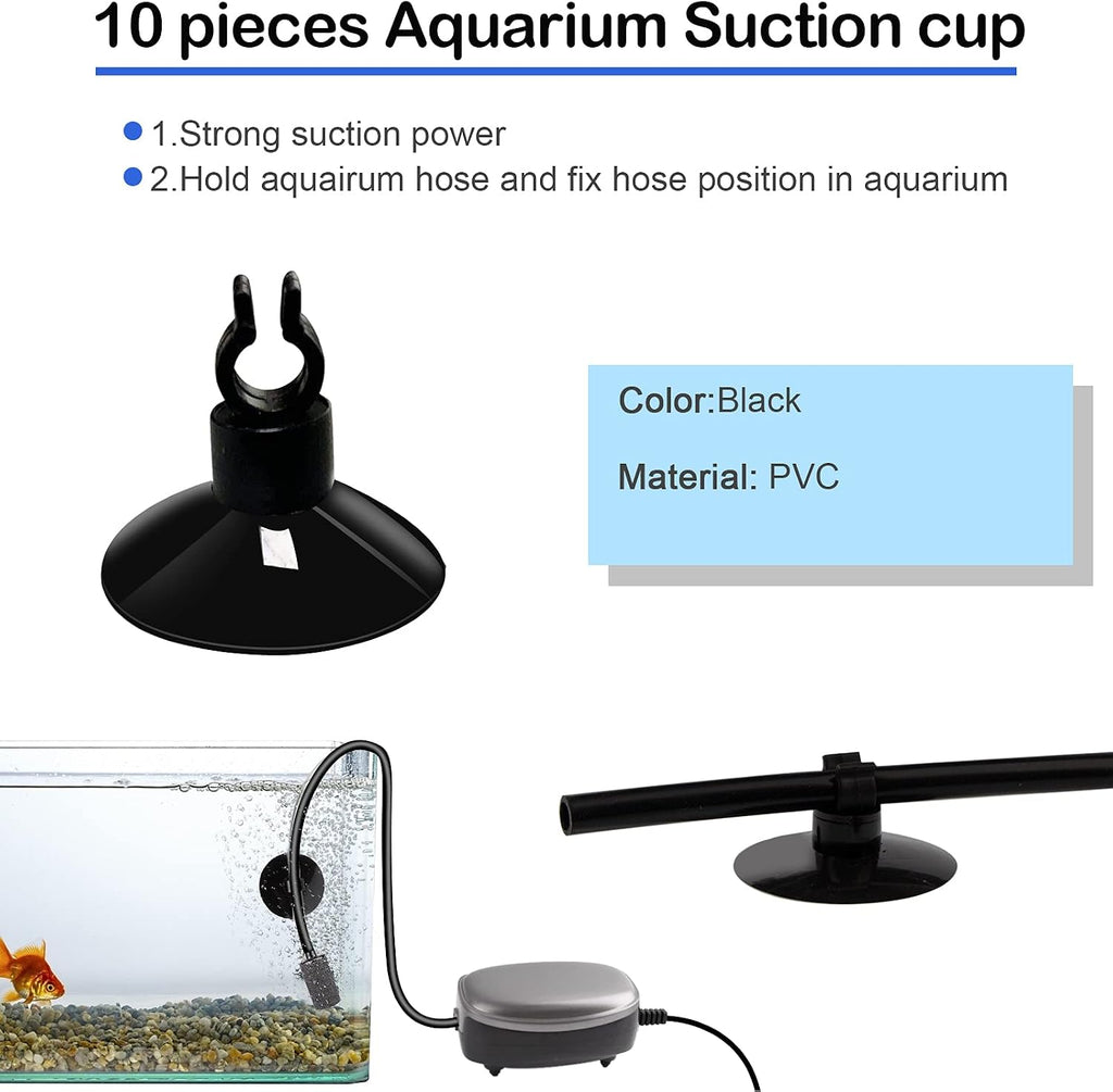 32.8 feet Aquarium Airline tubing Hose 10 air Stone for Fish Tank 10 Aquarium one Way air Check Value for Fish Tank