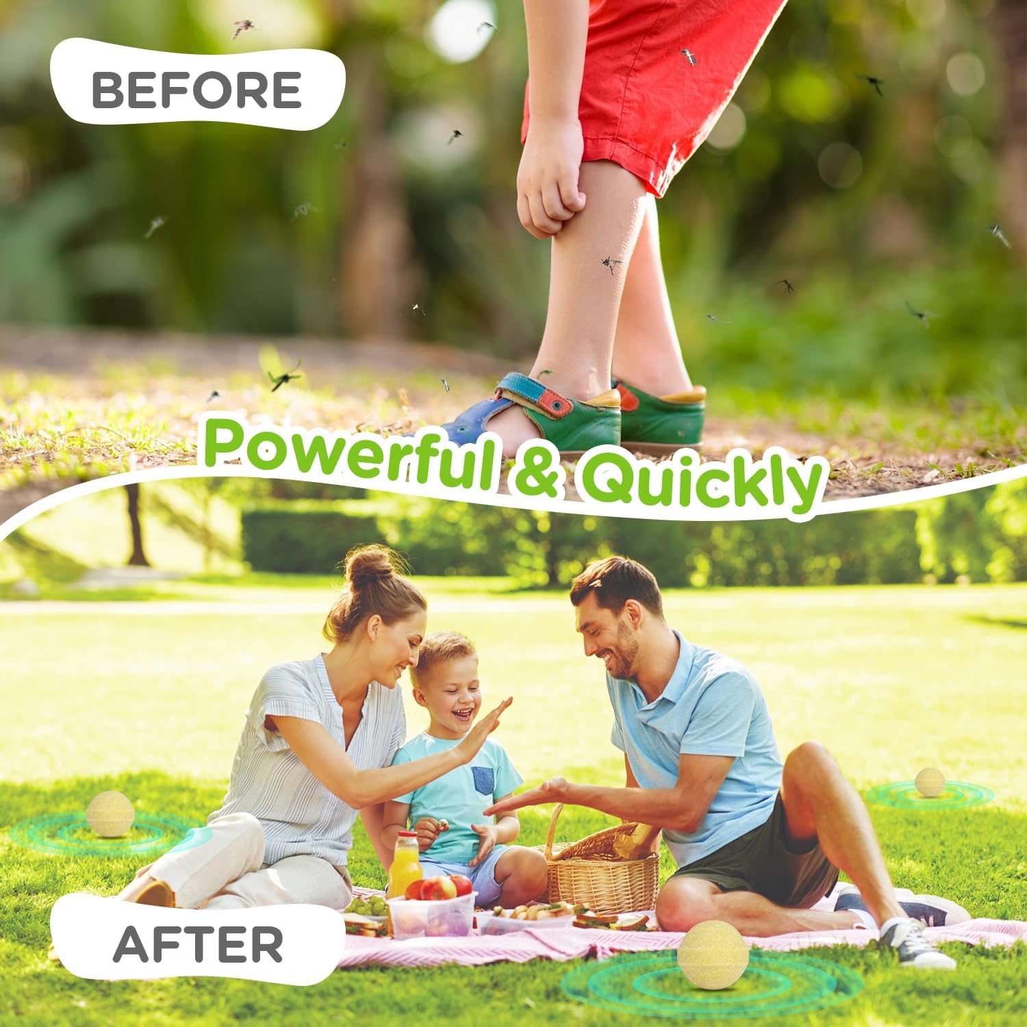 Mosquito Repellent Outdoor Patio, Mosquitoes Repellent Powerful, Patio Mosquito Repellent Outdoor for Yard, Camping