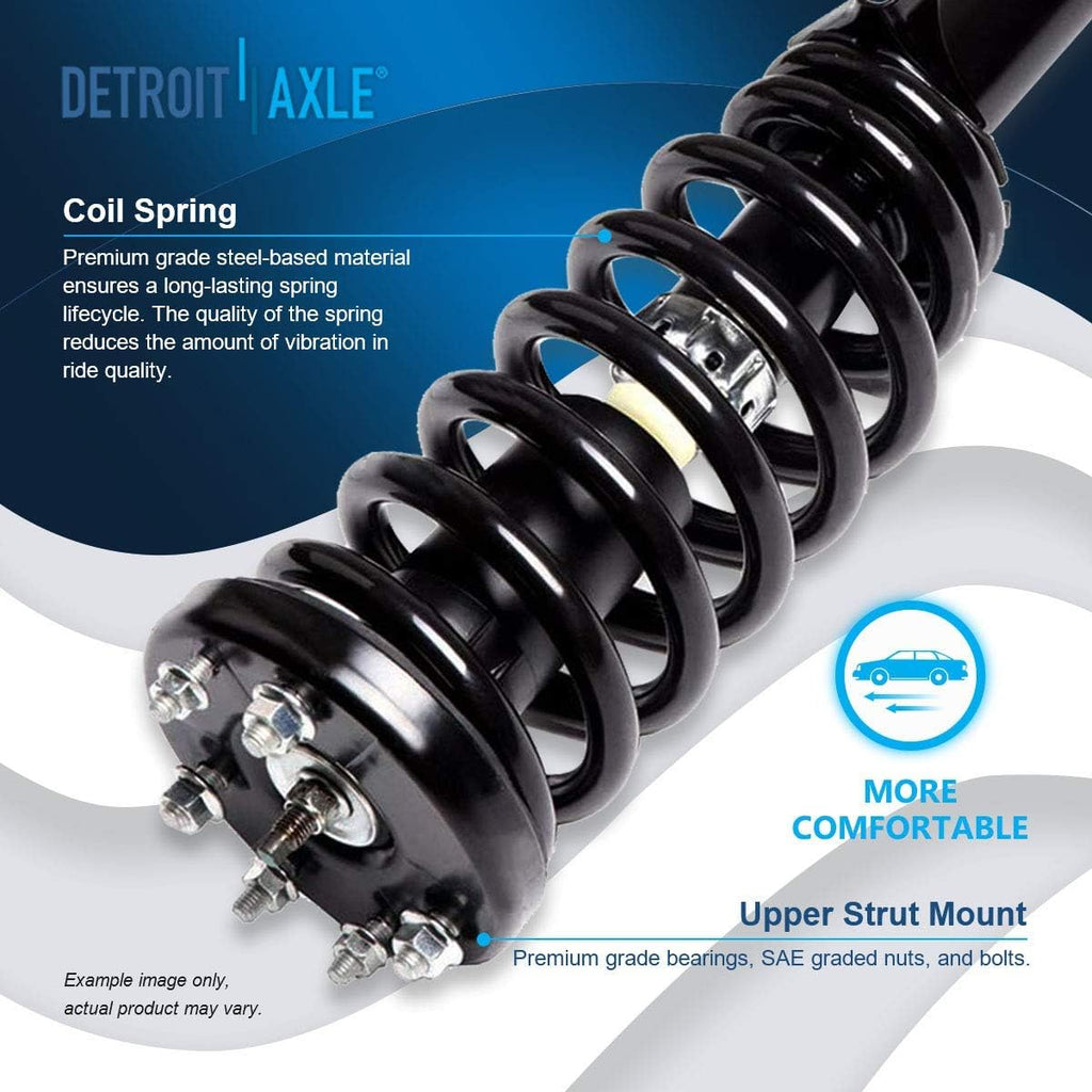 Detroit Axle - 2.4L Front Struts for 2008-2012 Honda Accord Sedan Coupe