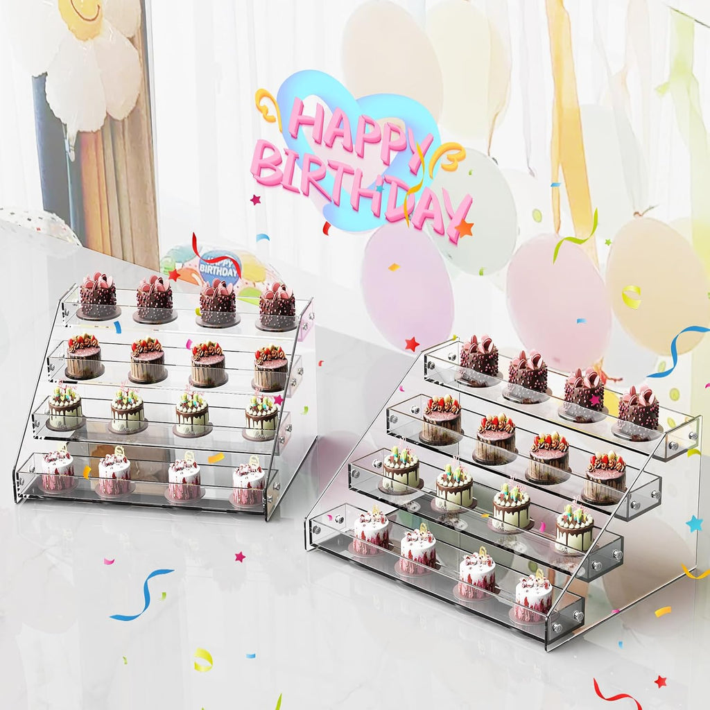 Acrylic Display Shelf,Risers Display Stands,Perfume Organizer,Cupcake Stand,Tiered Display Stand,Sticker Display,Card