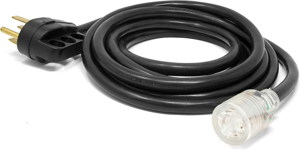 PC1550 15 ft. 10-Gauge Transfer-Switch-Ready Generator Adapter Extension Cord with Light-Up Plug (converts 50A 14-50P