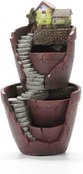 Creative Plants Pot - Flowerpot Combination Resin Succulent Plant Pot (City of Sky),VF-008