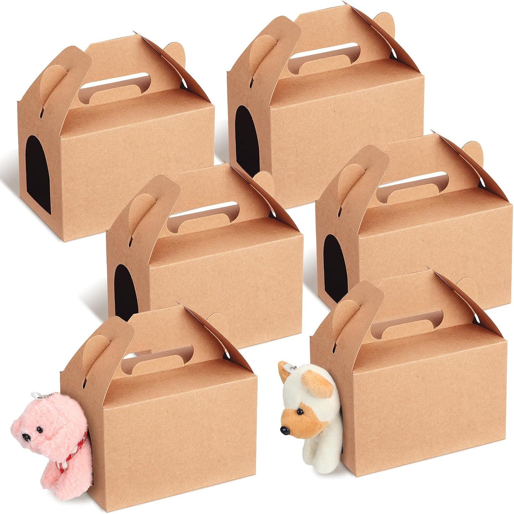 24 Pcs Adopt Pet Party Favor Boxes Foldable Treat Gift Box,Classic