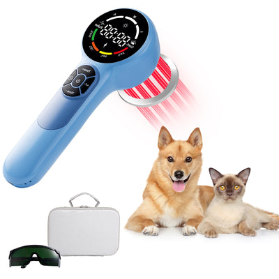 24 Diodes Dog Cold Laser Therapy Device for Pets, Near Red Light Therapy for Cat Joint, 650nm*16+808nm*8, Muscle