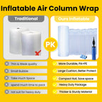 15.8" x 164' Large Bubble Cushioning wrap, Inflatable Air Column Shipping