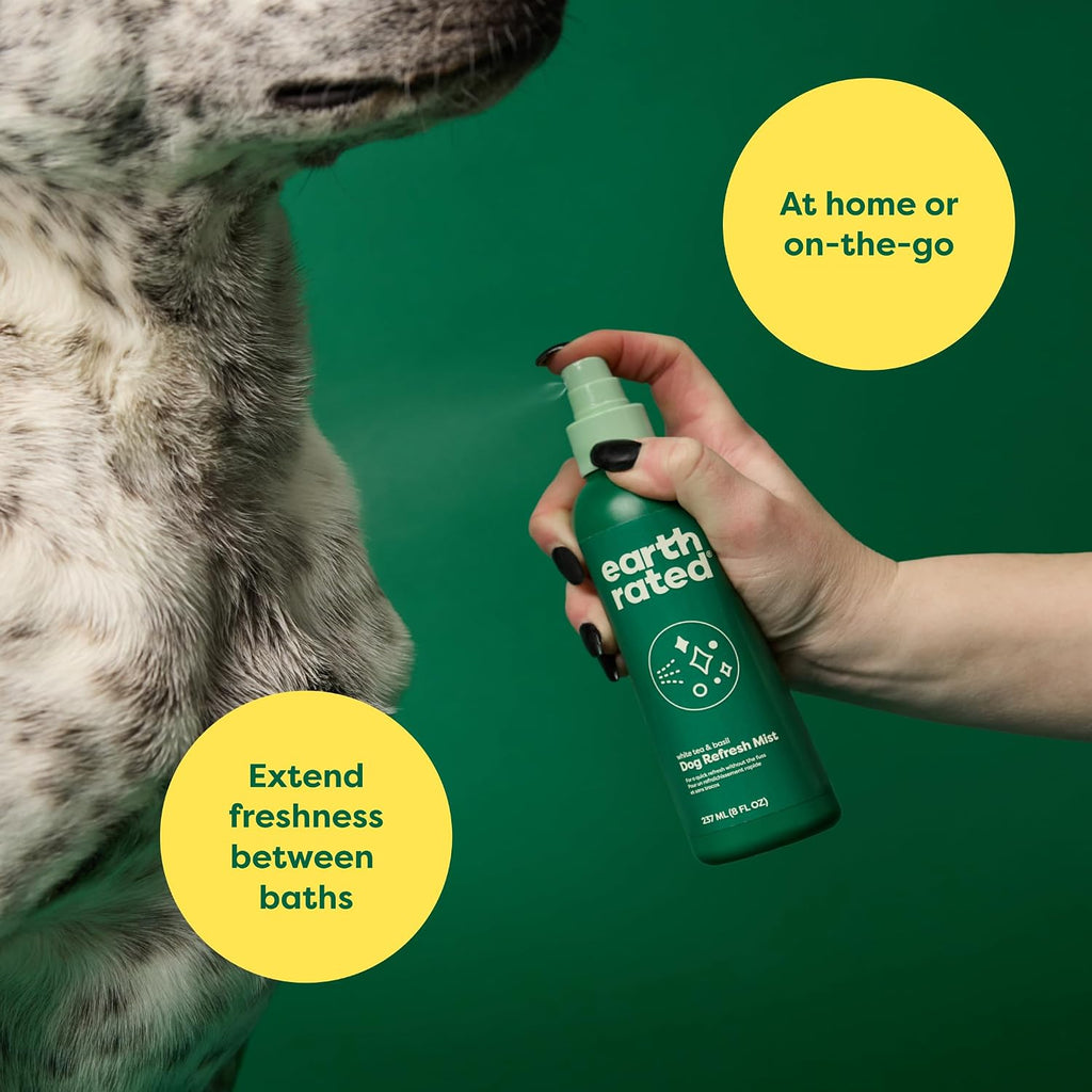 Dog Deodorizing Refresh Mist Spray, White Tea & Basil, 8oz