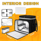 Delivery Backpack with Cup Holders, XX-Large Expandable Delivery Bag