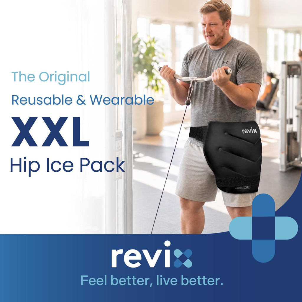 XXL Hip Ice Pack Wrap for Hip Replacement, Reusable Gel Ice Pack
