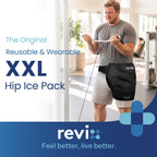 XXL Hip Ice Pack Wrap for Hip Replacement, Reusable Gel Ice Pack